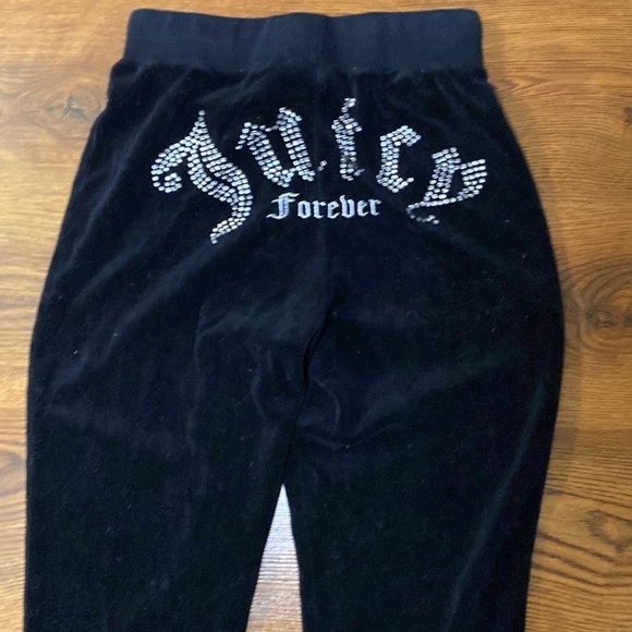 ❌❌SOLD❌❌Juicy Couture🌷 Velour Rhinestone Joggers - Picture 5 of 5